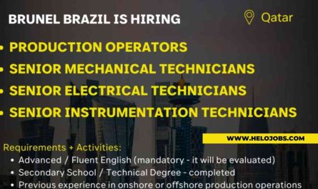 Production Operators,Senior Mechanical, Electrical & Instrumentation Technicians Jobs Qatar