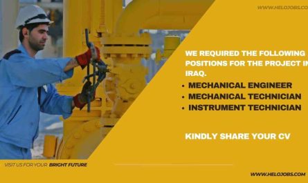 Mechanical,Instrument Technicians & Mechanical Engineer Jobs Iraq