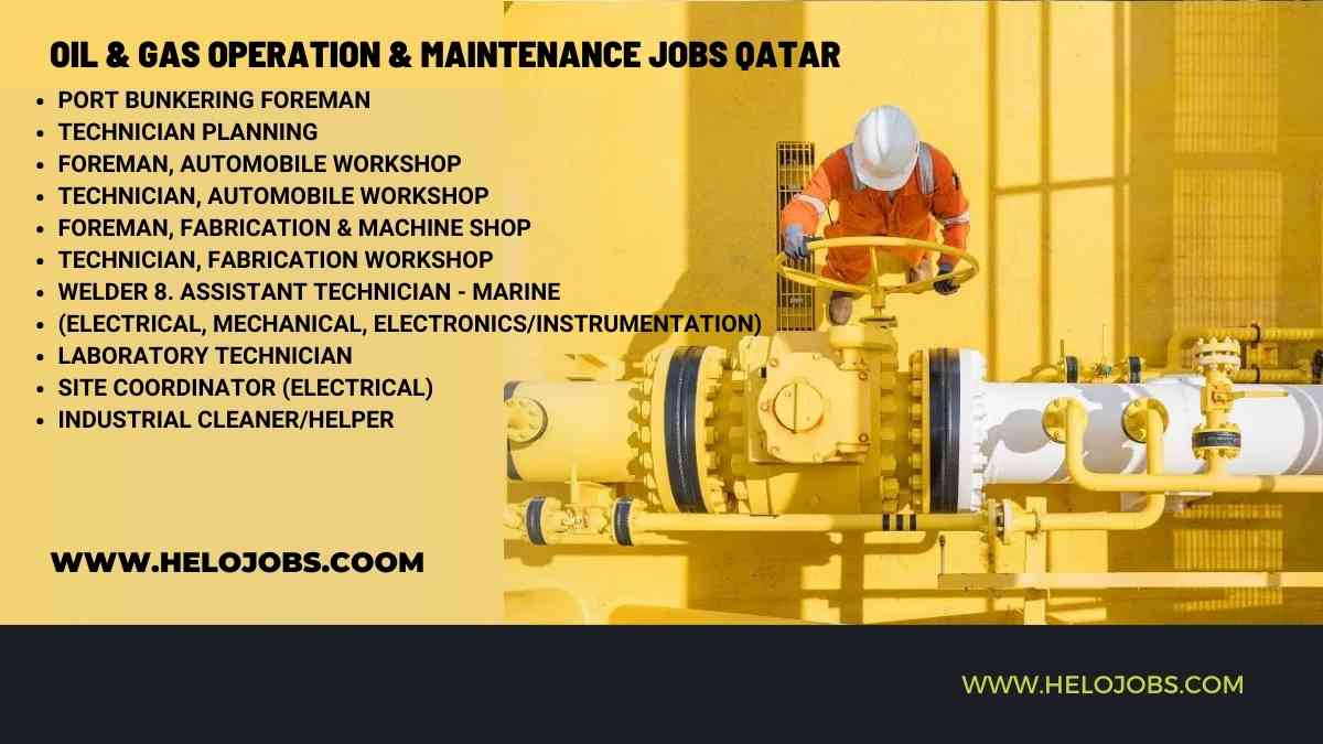 Oil & Gas Operation & Maintenance Jobs Qatar